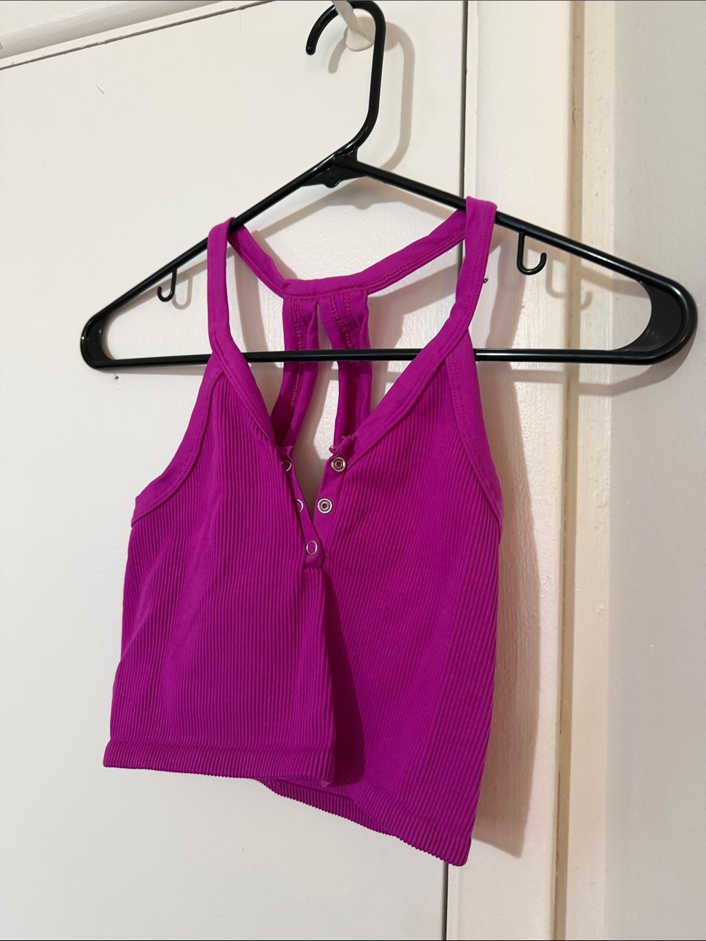 Free people racerbacj Ribbed Tank Top - Magenta